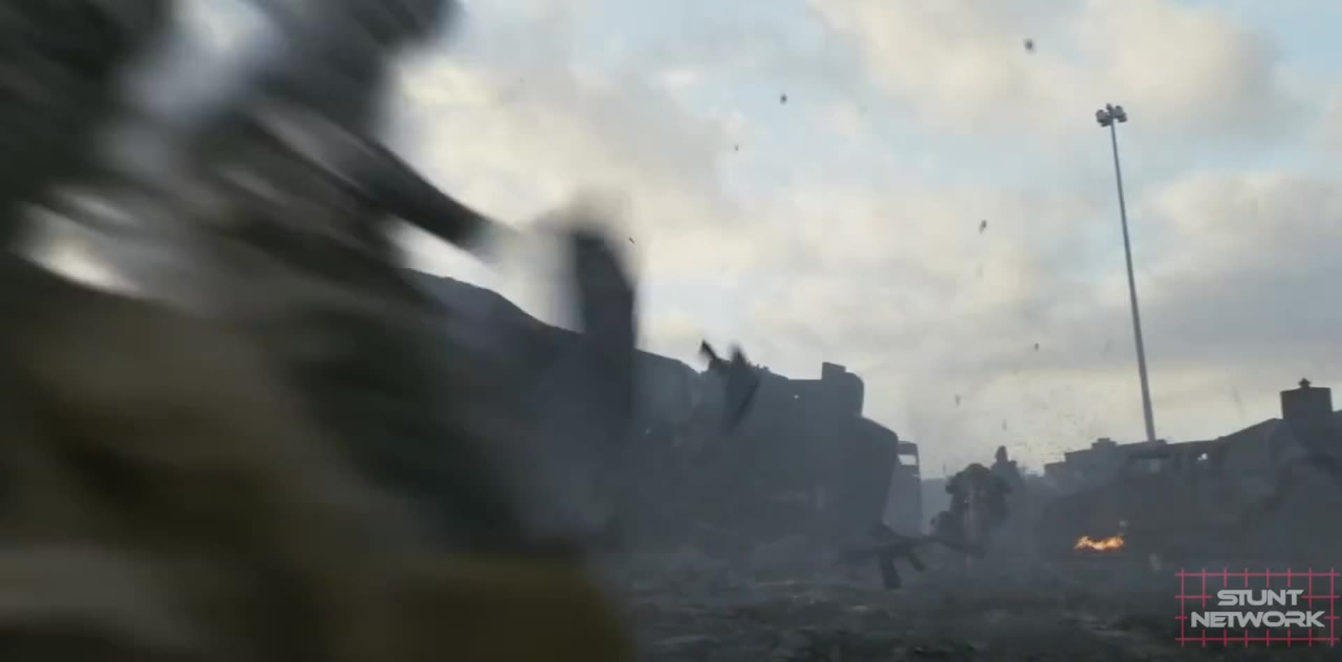 Urban warfare — explosion sequence